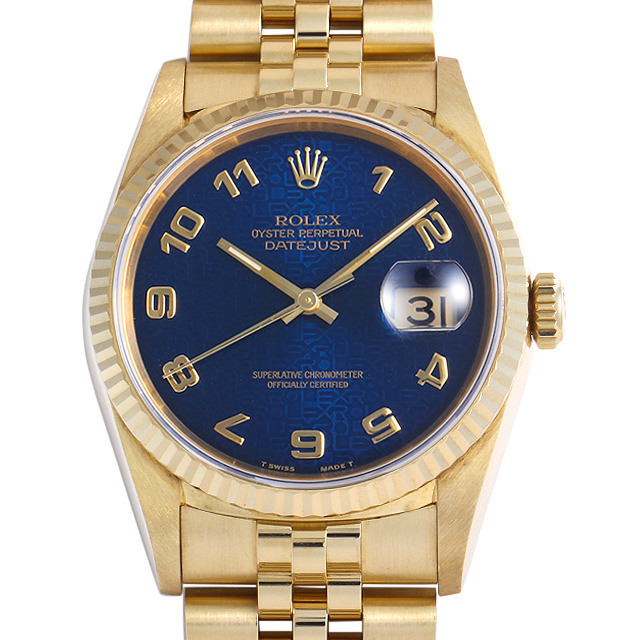 25.5 新品未使用 16238 ROLEX（ロレックス） デイトジャスト ブラックピラミッド