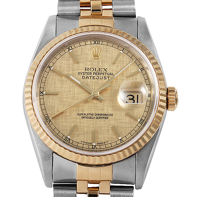 ロレックス 16233G W番(1994年頃製造) 止めろ シャンパン/ダイヤモンド  