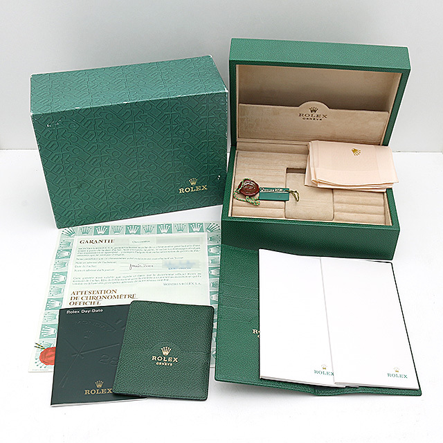 ネコ丸ページ ロレックス デイデイト Ref-118209 Emerald Baguette（RD-71