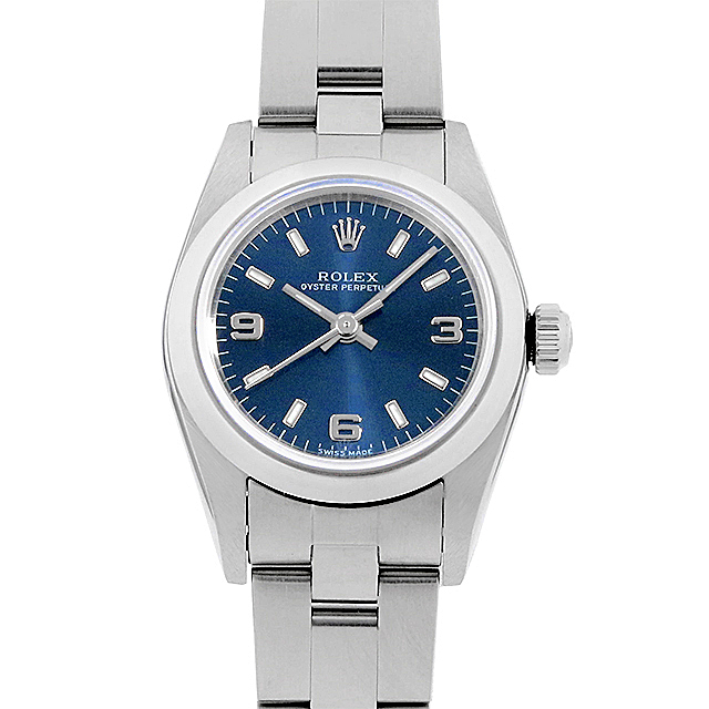 76080 ブルー/369ホワイトバー ROLEX（ロレックス） オイスター  