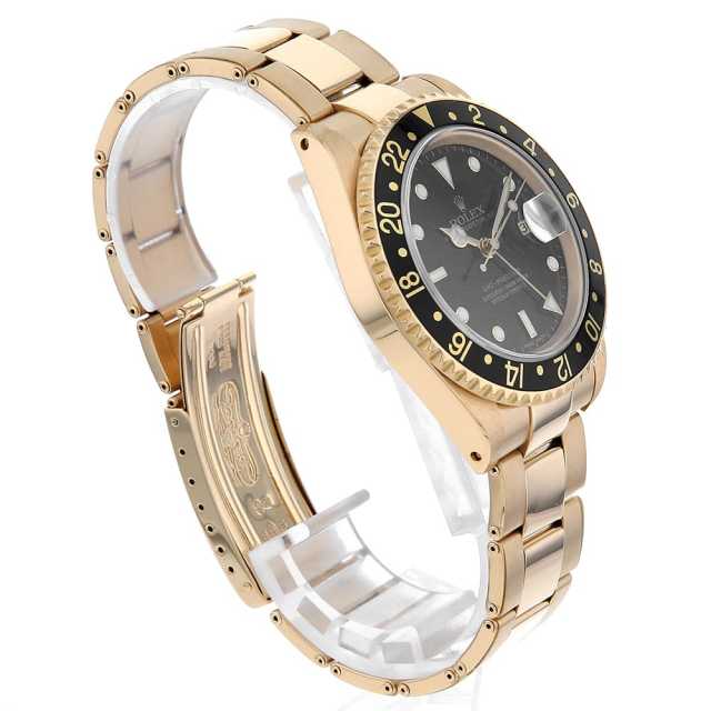 ロレックス ROLEX GMTマスター 16718 K18 金無垢 コマ 駒 希少な金無垢第二