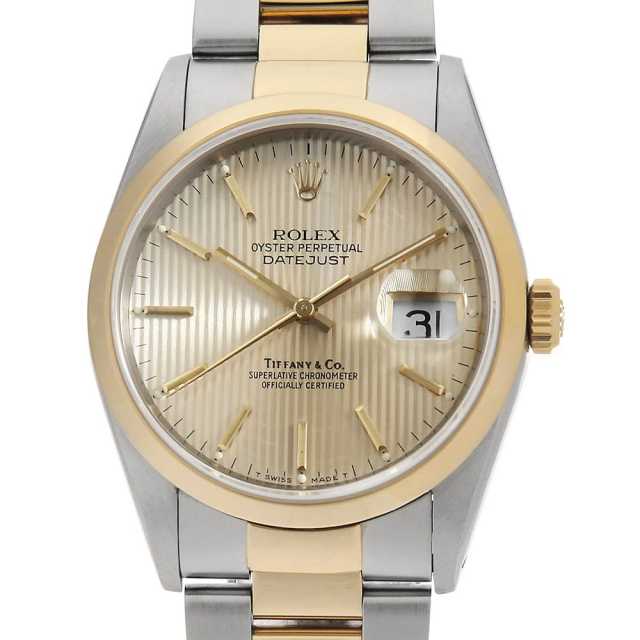 MODセレクションシャンパン ブランドブラン 16203 シャンパン ROLEX（ロレックス）デイトジャスト ティファニーW