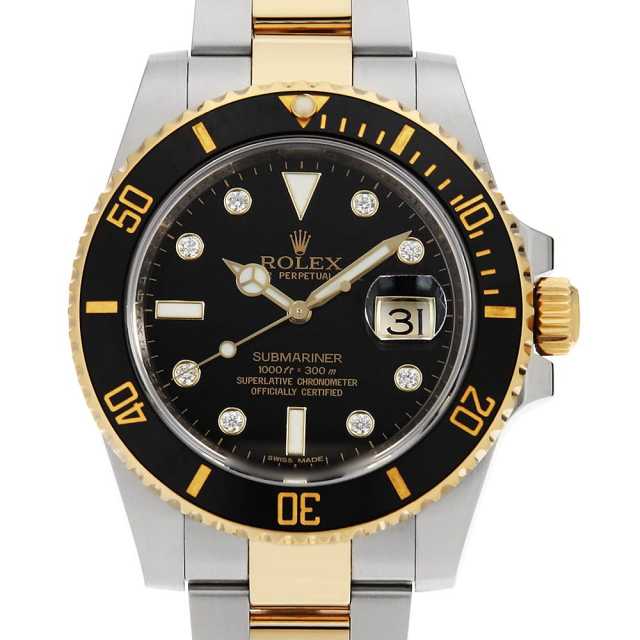 116613GLN ブラック ROLEX（ロレックス）サブマリーナ デイト 8Pダイヤ