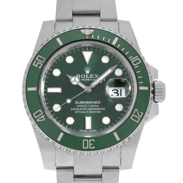 116610LV グリーン ROLEX（ロレックス）サブマリーナ デイト 中古