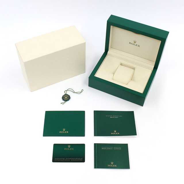 ロレックス 緑 時計ケース クッション付き 外箱あり 126334 ミントグリーン ROLEX（ロレックス）デイトジャスト41 中古