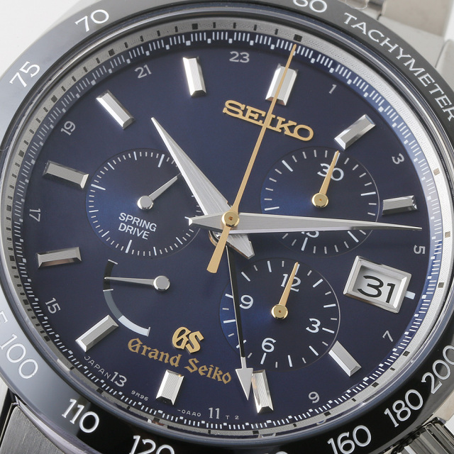 グランドセイコー スポーツコレクション スプリングドライブ クロノグラフ GMT SBGC013 中古 メンズ