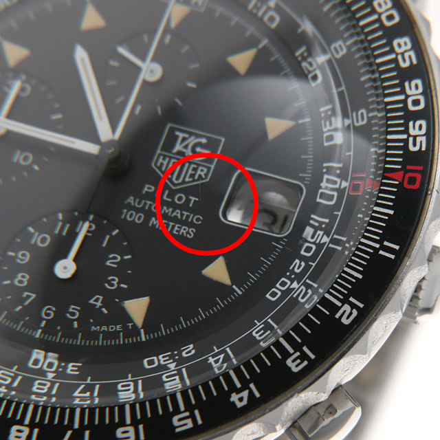 TAG HEUER Pilot Automatic Chronograph 130-206-Z Used Men's