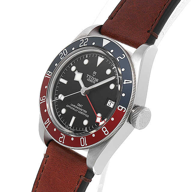 ヘリテージ　ブラックベイ GMT レザーストラップ 79830RB-0002 サブ画像１