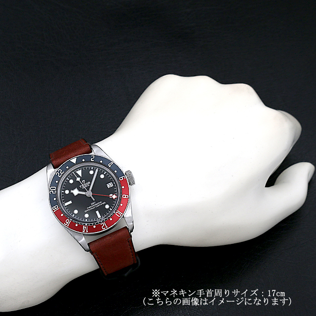 ヘリテージ　ブラックベイ GMT レザーストラップ 79830RB-0002 サブ画像３