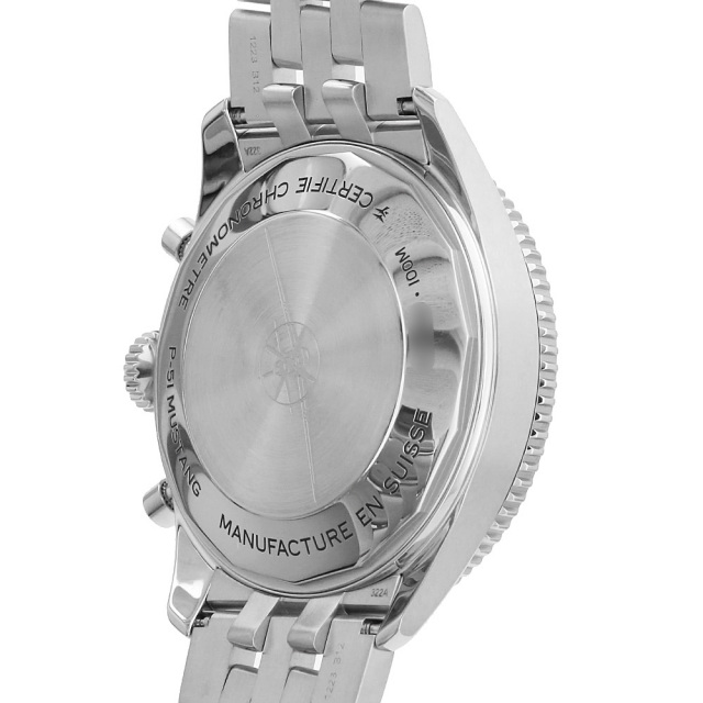 ブライトリング クラシック アヴィ クロノグラフ 42 P-51 マスタング A233803A1B1A1(A23380) 中古 メンズΩ 目立つ傷やダメージなどはなく良い状態です A233803A1B1A1 ブライトリング クラシック アヴィ クロノグラフ マスタング A23380