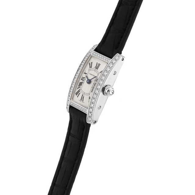 WB710015 シルバー Cartier（カルティエ）ミニタンクアメリカン ベゼル 
