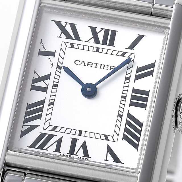 Cartier クォーツ時計 シルバー WSTA0107 シルバー Cartier（カルティエ）タンク マストSM 中古