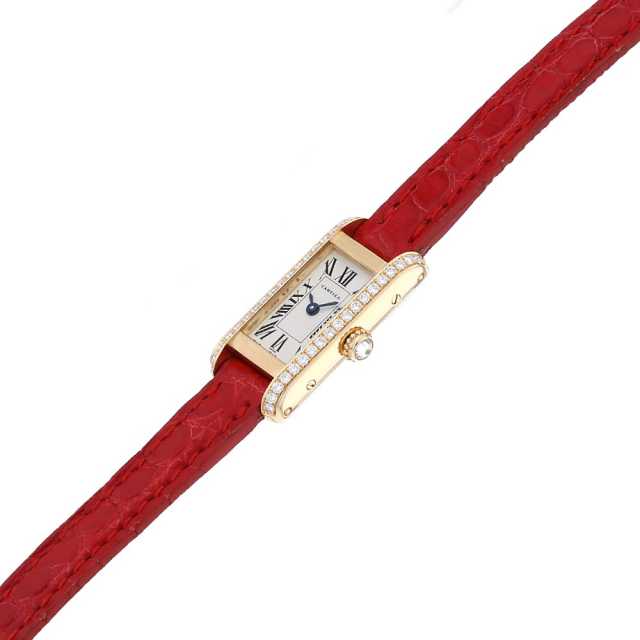 WB300551 シルバー Cartier（カルティエ）タンクマスト アロンジェ  