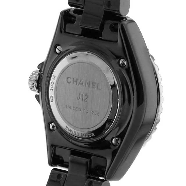H7121 ブラック CHANEL（シャネル）J12 エレクトロ 33mm 世界限定1225  