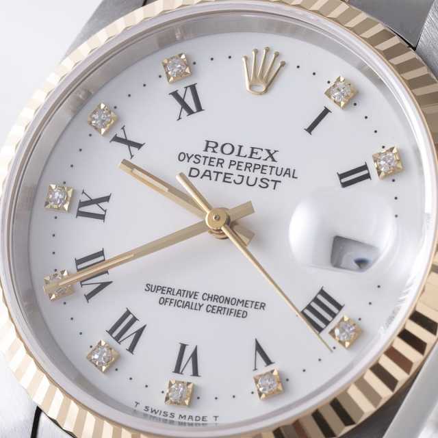 16233G ホワイト ROLEX（ロレックス）デイトジャスト 10Pダイヤ