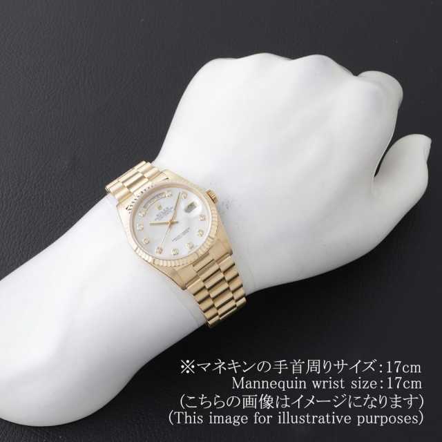 18238NG ホワイトシェル ROLEX（ロレックス）デイデイト 10Pダイヤ