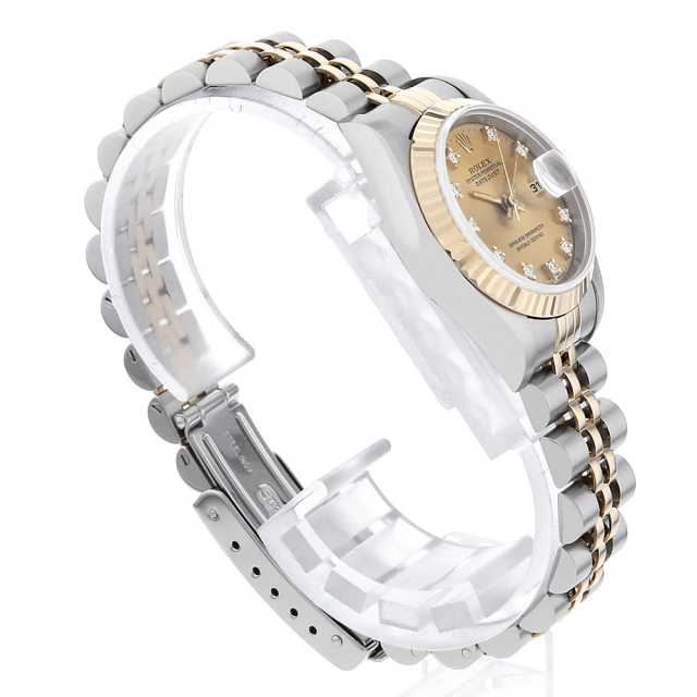 69173G シャンパン ROLEX（ロレックス）デイトジャスト 10Pダイヤ 中古