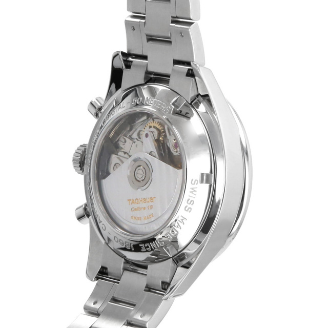 CV2011.BA0786 シルバー TAG Heuer（タグホイヤー）カレラタキメーター  