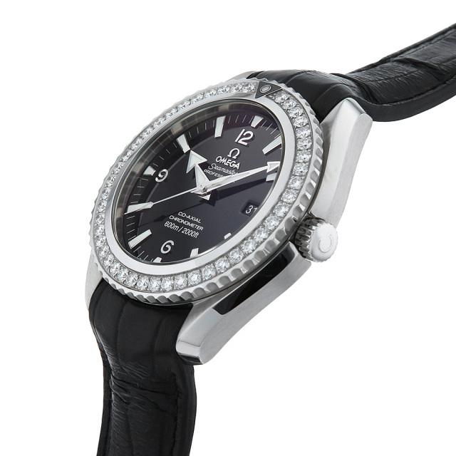 222.18.46.20.01.001 ブラック OMEGA（オメガ）シーマスター  