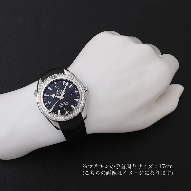 222.18.46.20.01.001 ブラック OMEGA（オメガ）シーマスター  