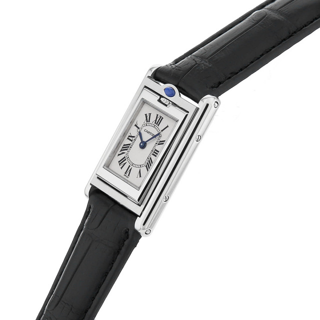 カルティエ 腕時計 W1011158 美品  タンクバスキュラントSM CARTIER【1990年代】タンク バスキュラント SM Ref.W1011158