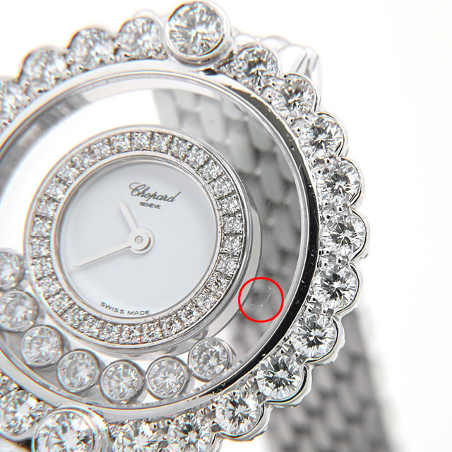 電池交換済 Chopard ショパール ハッピーダイヤモンド 20/3926-0001  