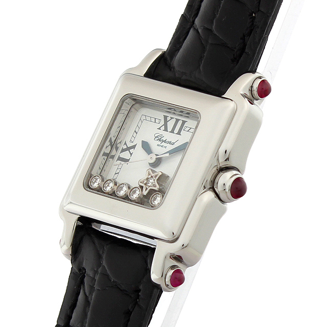 27/8892-21 ショパール(Chopard) ハッピースポーツ スクエアミニ 中古  