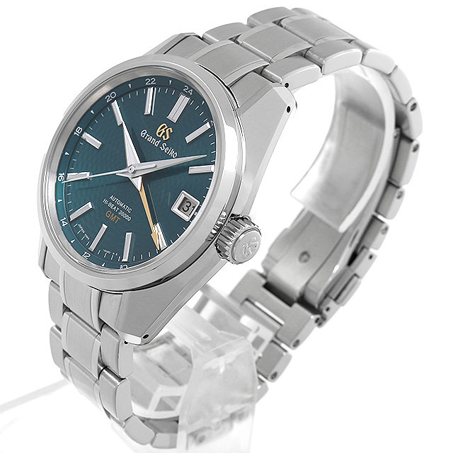 グランドセイコー ハイビート36000 GMT 海外限定700本 孔雀 SBGJ227 中古 メンズ