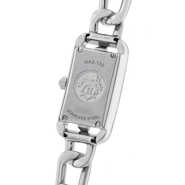 NA2.133 ネイビー HERMES（エルメス）ナンタケット PM 29mm ダイヤ  