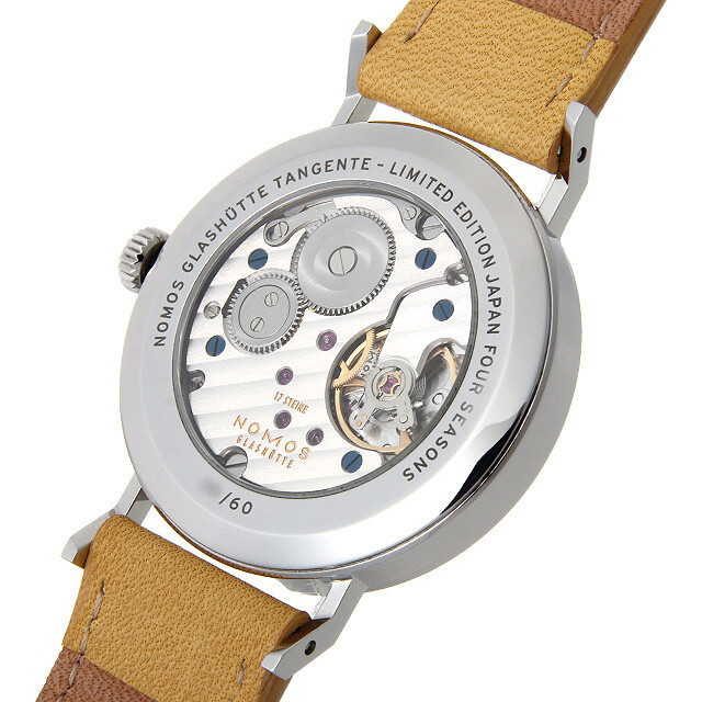 【美品】 カラブリア タレンタム 銀ノモス 古代 端正な顔立ちが人気のノモス名作に日本限定モデル登場！ 浮世絵