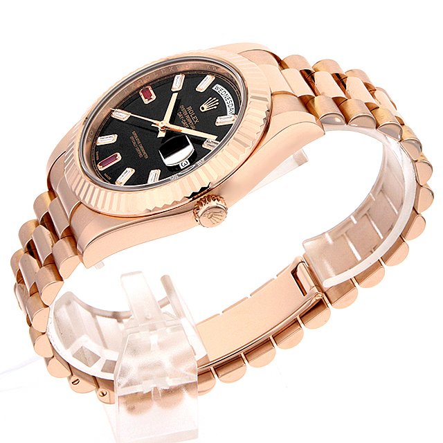 218235BG ROLEX（ロレックス） デイデイトII 8Pバゲットダイヤ