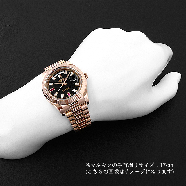 218235BG ROLEX（ロレックス） デイデイトII 8Pバゲットダイヤ