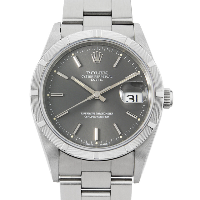 15210 グレー/バー W番 ROLEX（ロレックス） オイスターパーペチュアル