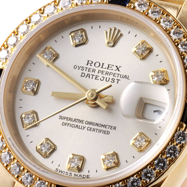 69088G シルバー ROLEX（ロレックス）デイトジャスト 10Pダイヤ