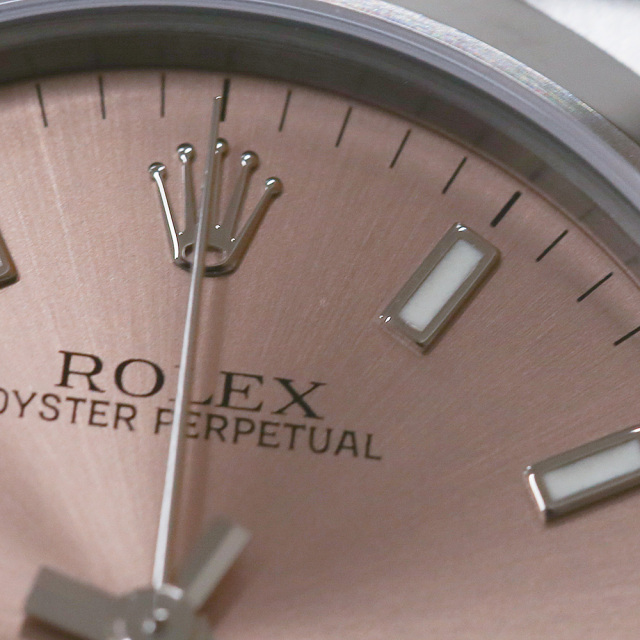 77080 ピンク ROLEX（ロレックス）オイスターパーペチュアル 中古  