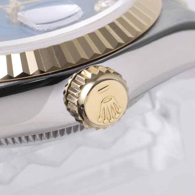 69173G ブルー ROLEX（ロレックス）デイトジャスト 10Pダイヤ