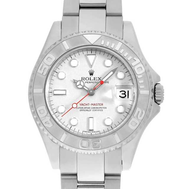 漆黒です★他の方は御遠慮下さい 168622 シルバー ROLEX（ロレックス）ヨットマスター 中古