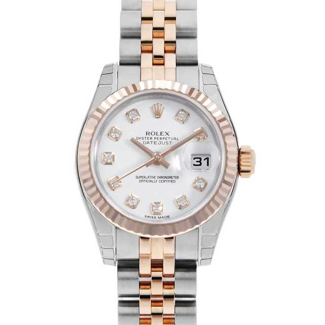 179171G ホワイト ROLEX（ロレックス）デイトジャスト 10Pダイヤ