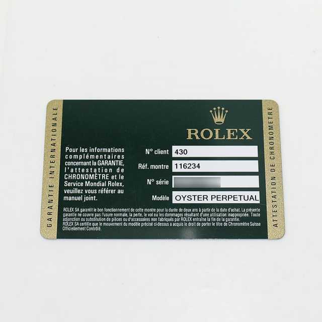 ロレックス デイトジャスト 116234G メンズ 中古