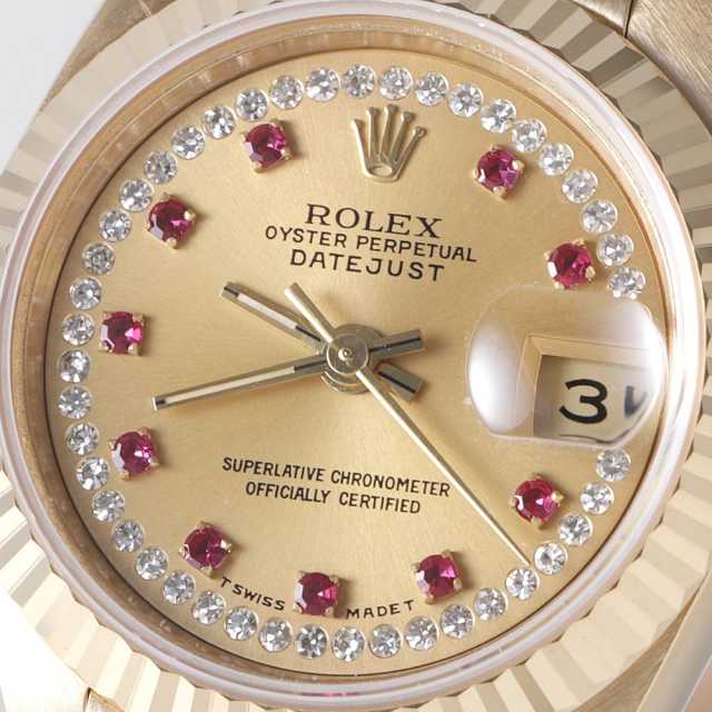 69178LR シャンパン ROLEX（ロレックス）デイトジャスト サークル