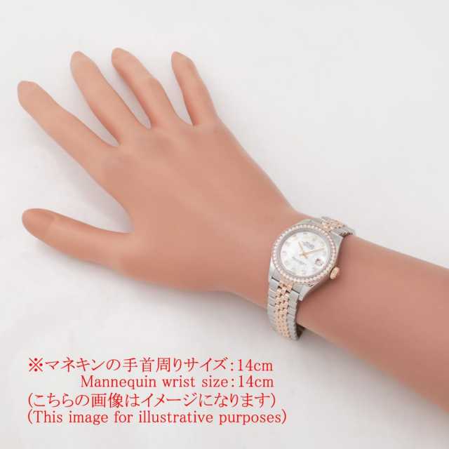 中古 ロレックス ROLEX 279381RBR ランダムシリアル ホワイト レディース 腕時計 ROLEX - 中古 ロレックス ROLEX 279381RBR ランダムシリアル ホワイト