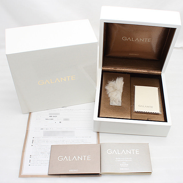 セイコー SEIKO ガランテ GALANTE クロノグラフ純正ボックス 