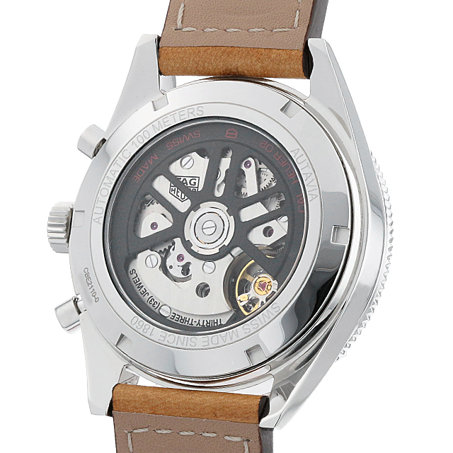 タグホイヤー ヘリテージ キャリバー ホイヤー02 クロノグラフ CBE2110.FC8226 中古 メンズ