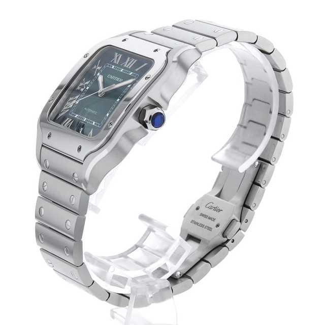 WSSA0062 グリーン Cartier（カルティエ）サントス ドゥ カルティエ
