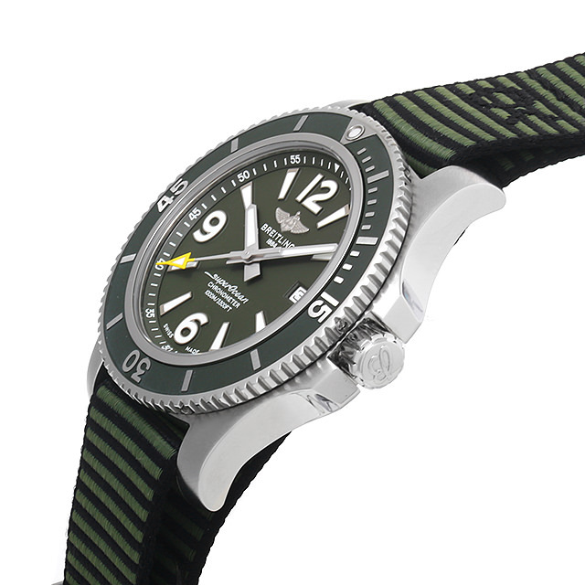 明日出品削除です‼️新品未使用　ブライトリング　スーパーオーシャン　アウターノウン A103703A1Q1W1(A10370) ブラウン BREITLING（ブライトリング