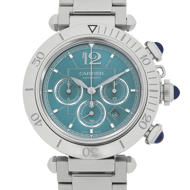 WSPA0039 ブルー Cartier（カルティエ）パシャ ドゥ カルティエ 中古  