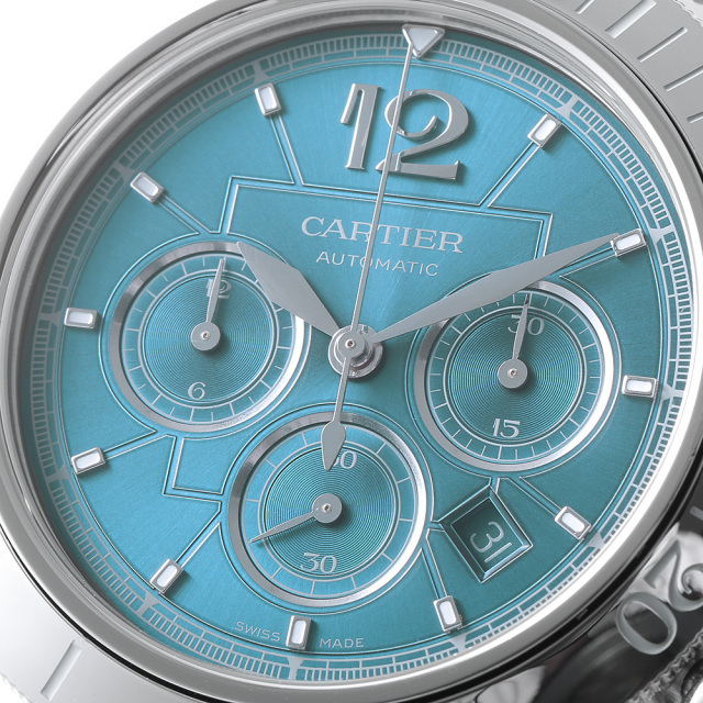 WSPA0039 ブルー Cartier（カルティエ）パシャ ドゥ カルティエ 中古  