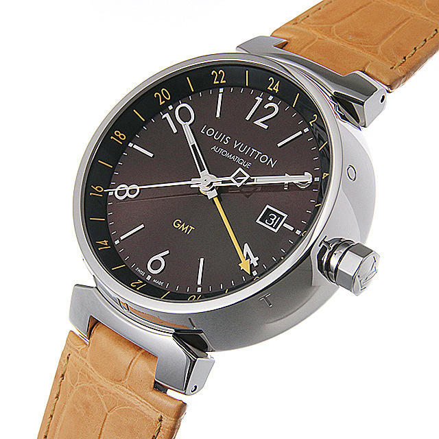 Q1155Z LOUIS VUITTON（ルイヴィトン） タンブール オートマチック GMT  