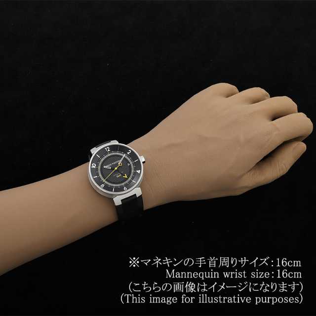 ルイヴィトン タンブール ムーンGMT Q8D30Z メンズ 中古 腕時計 Q8D30Z ブラック LOUIS VUITTON（ルイヴィトン）タンブール ムーンGMT