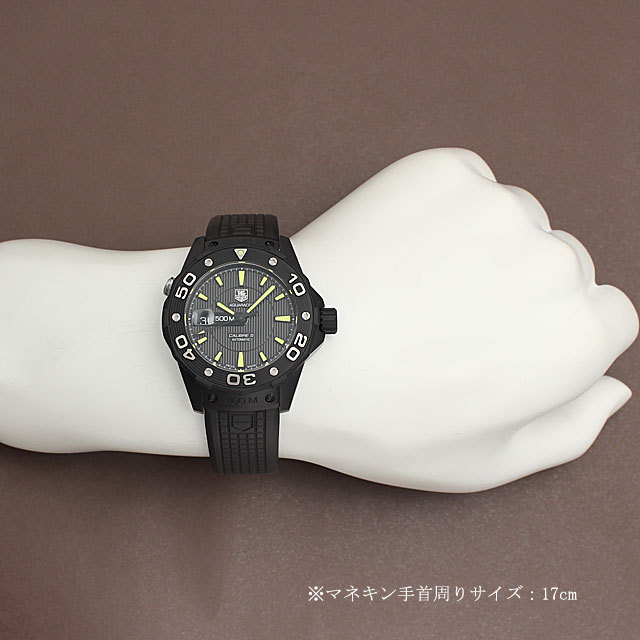 タグホイヤー アクアレーサー 500M フルブラック WAJ2180.FT6015 中古 メンズ